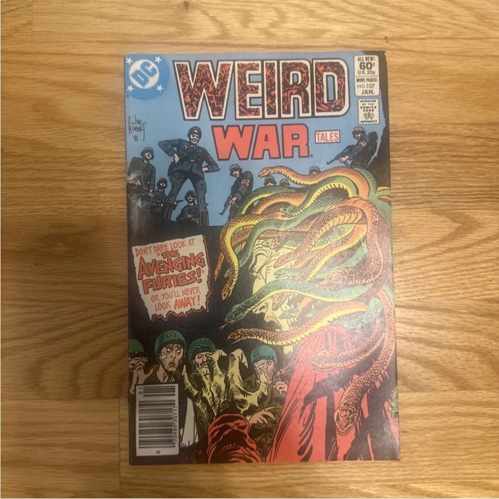 Weird War Tales  #107 Newsstand Variant (DC Comics January 1982)